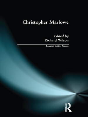 cover image of Christopher Marlowe